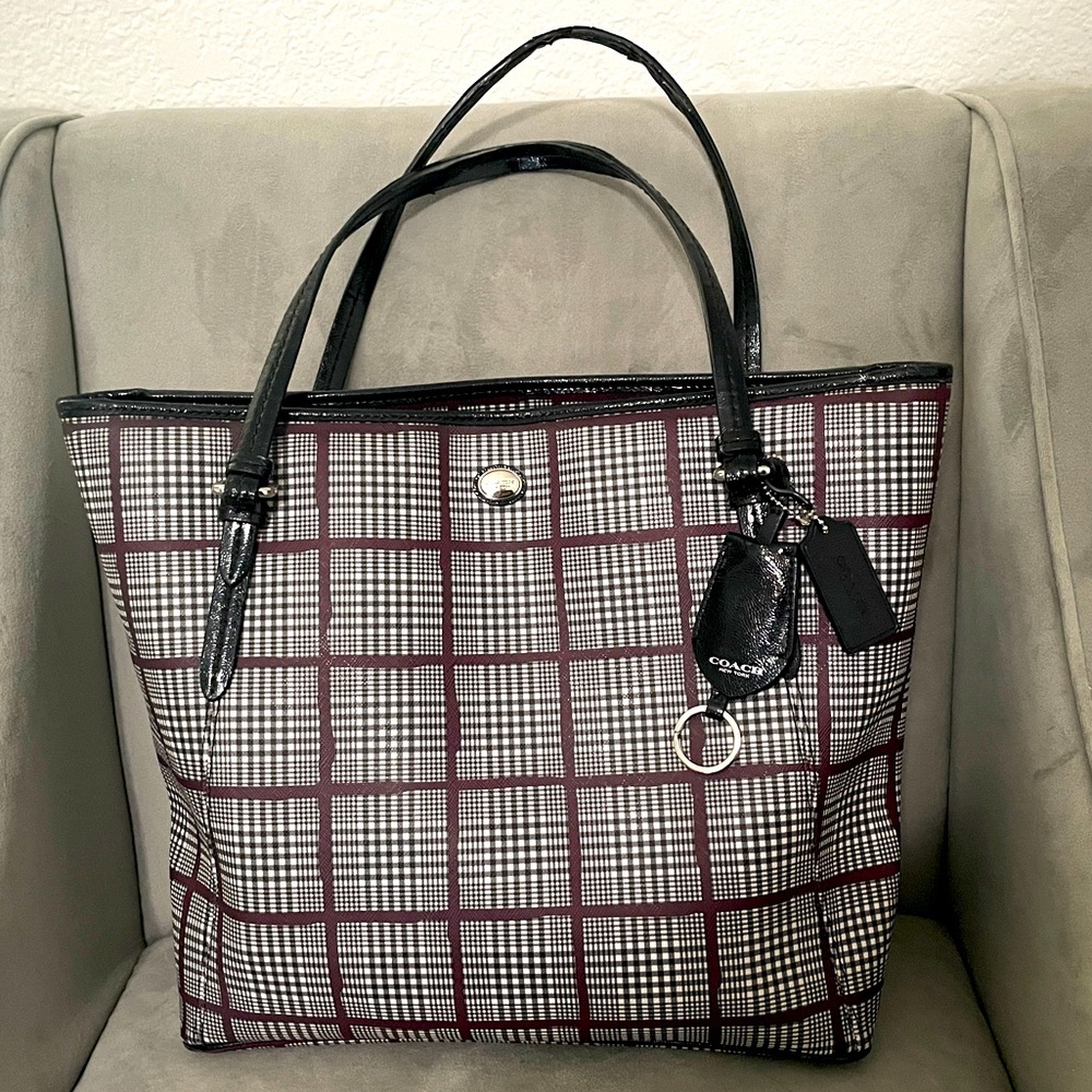 Coach leather handbag